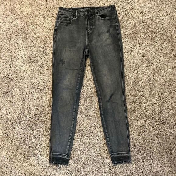 Judy Blue Gray Wash High Rise Skinny Fit Jeans 9/29 - Picture 2 of 6